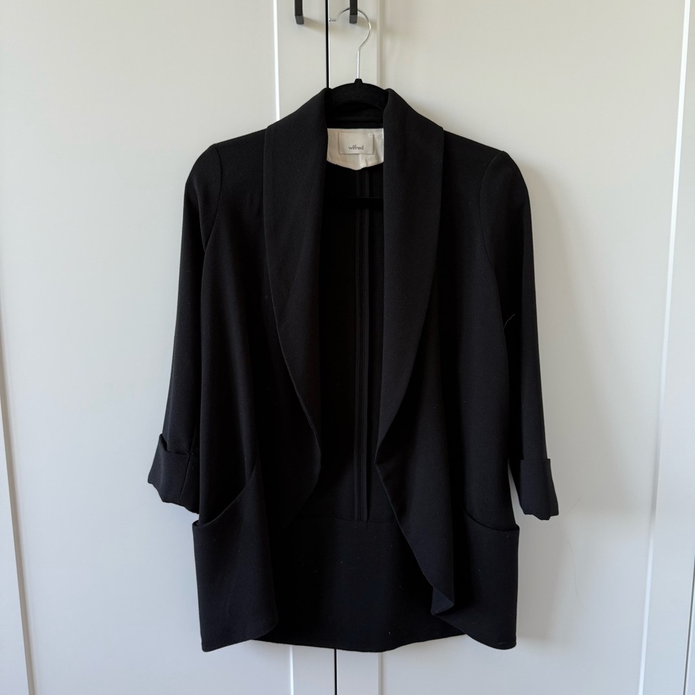 Wilfred Aritzia Chevalier Open Blazer Jacket